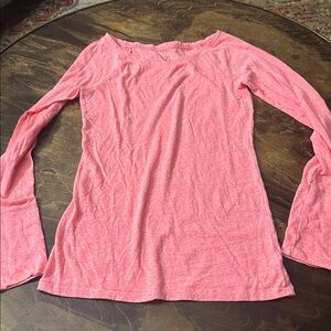 American Eagle Pink LS Tee